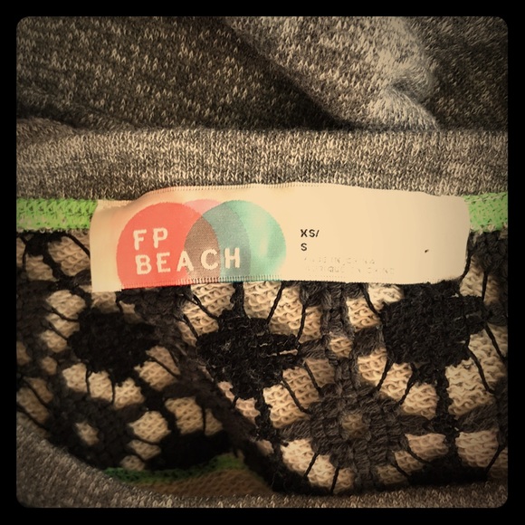 Free People Selena Rare Sweatshirt Tunic Top - Picture 6 of 7